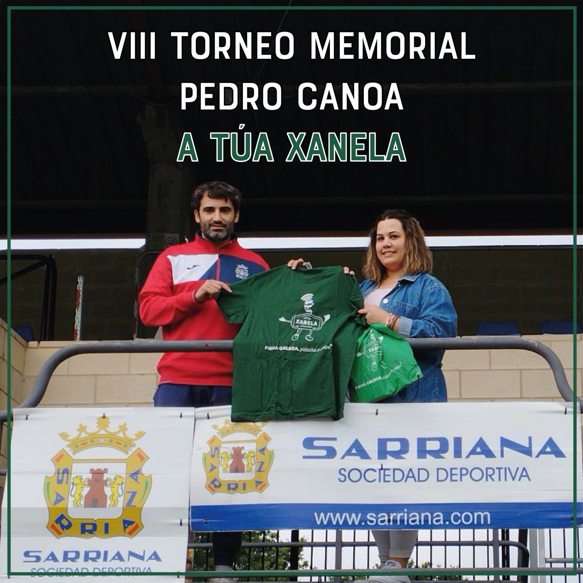 Comeza hoxe en Sarria o VIII Torneo Memorial Pedro Canoa A túa Xanela, que rematará o 4 de xuño. A túa Xanela, participa activamente no deporte local, neste caso promovendo o fútbol para os máis pequenos, onde serán protagonistas e gozarán dunha fin de semana inesquecible.