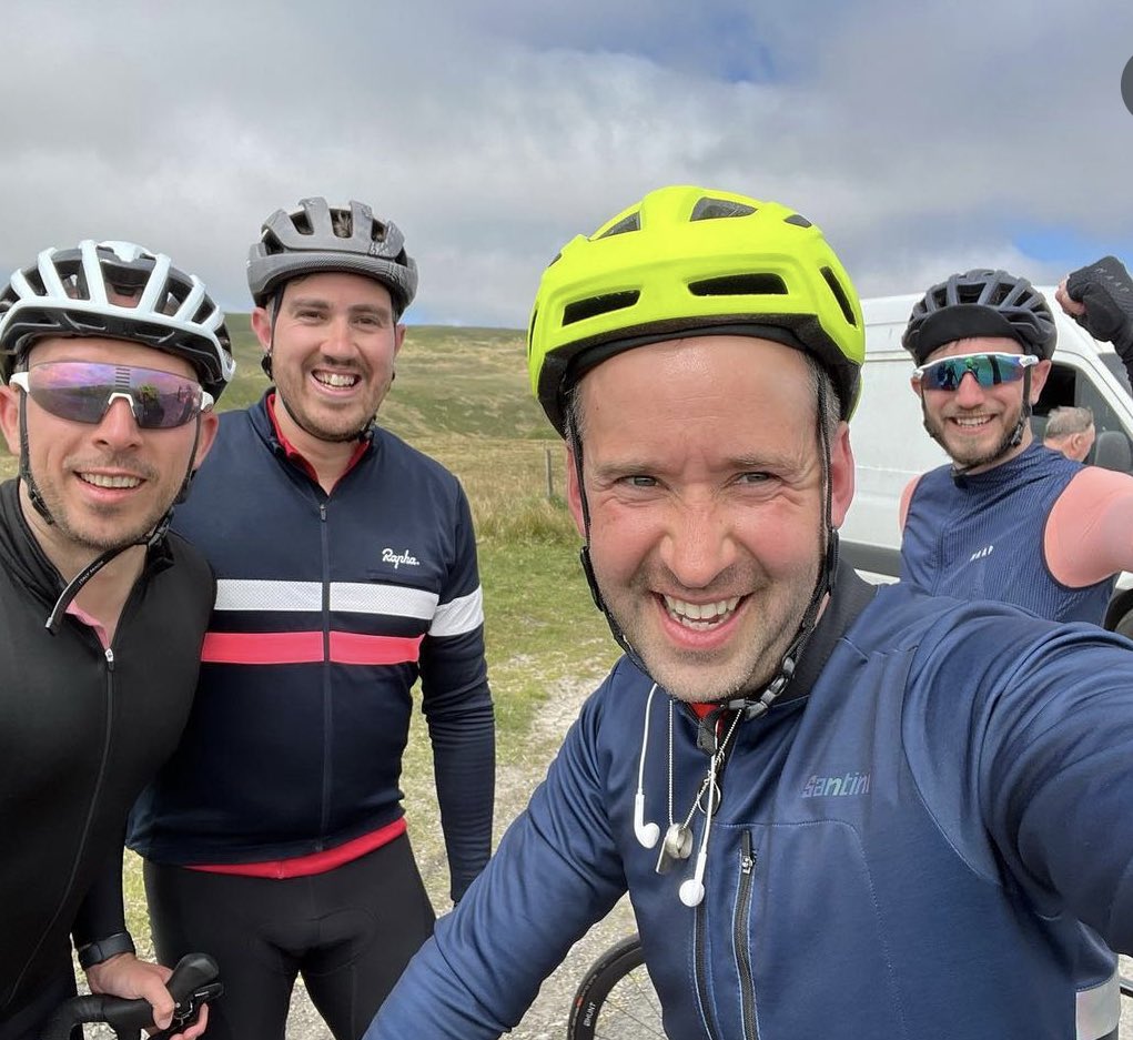 Today is the last day of the mammoth bike ride by @mr_baish & his great team, raising funds for @ActionOnPP and awareness of #postpartumpsychosis. 
They’ve cycled 400 miles with the last 75 to go today. 

Please share/donate! Let’s get them to the target!

justgiving.com/fundraising/ri…