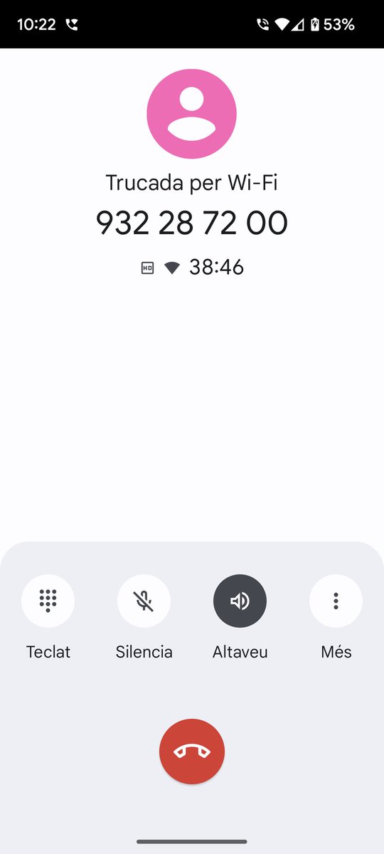 juditcisa's tweet photo. La gene tindrà un problema greu per complir la nova llei de tres minuts d'espera al telèfon.
Més de mitja hora per que m'atenguin a l'Agencia de l'Habitatge de Catalunya (@territoricat) i aquí segueixo... Us vaig informant del temps total! https://t.co/Nj4pXsWXq1