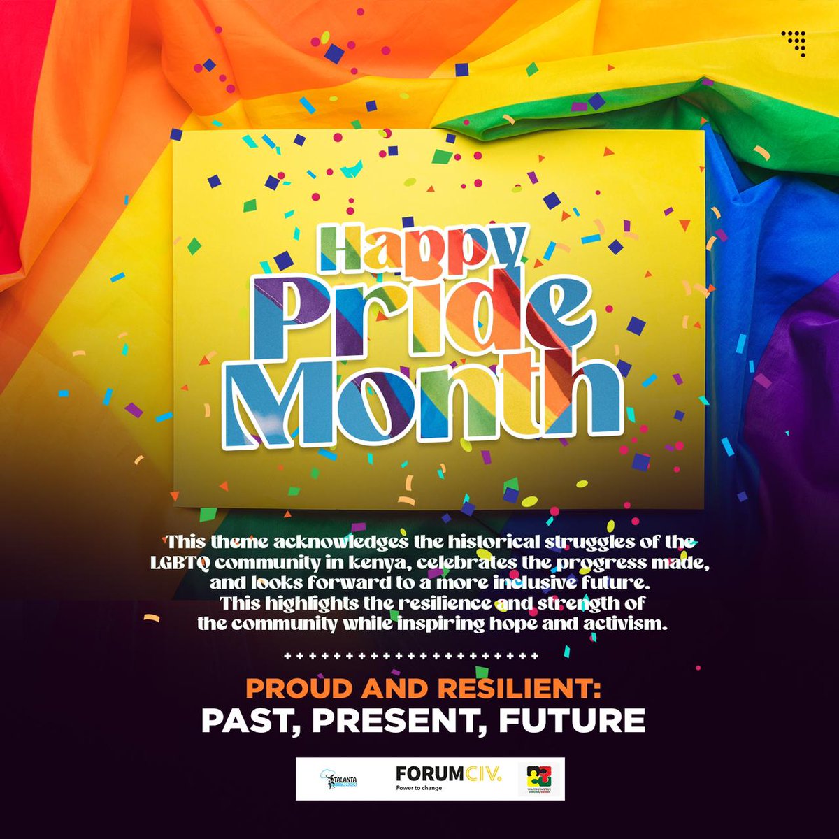 This Pride Month, we celebrate our resilience and those spaces and people who affirm us in our authentic selves.  #BoldQueers <a href="/ForumCiv/">ForumCiv</a>HubESA @ForumCiv <a href="/UraiaTrust/">Uraia Trust</a> @Galck_ke <a href="/denmarkinkenya/">Denmark in Kenya</a> <a href="/JacksonObare2/">Jackson Obare</a> <a href="/RFSU/">RFSU</a>