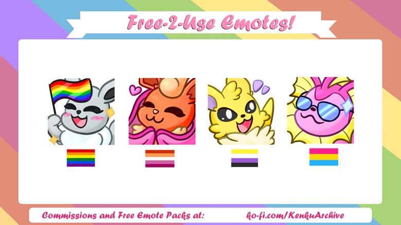 Free to use] Pokemon Ultra Beasts Emote Set for Twitch and Discord