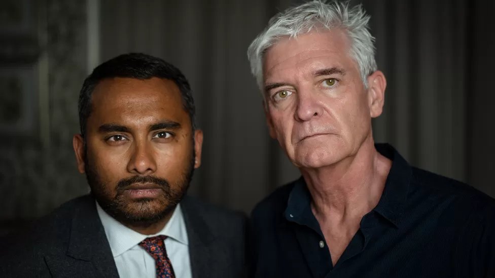 Ok, so the Schofield interview has bugged me and I haven't even watched it. 

It's the photo publicising it. 

Why do we need the sad puppy face from Phil and the (seemingly permanent) moody scowl of Amol Rajan?

It's egotistical ridiculousness at its finest.