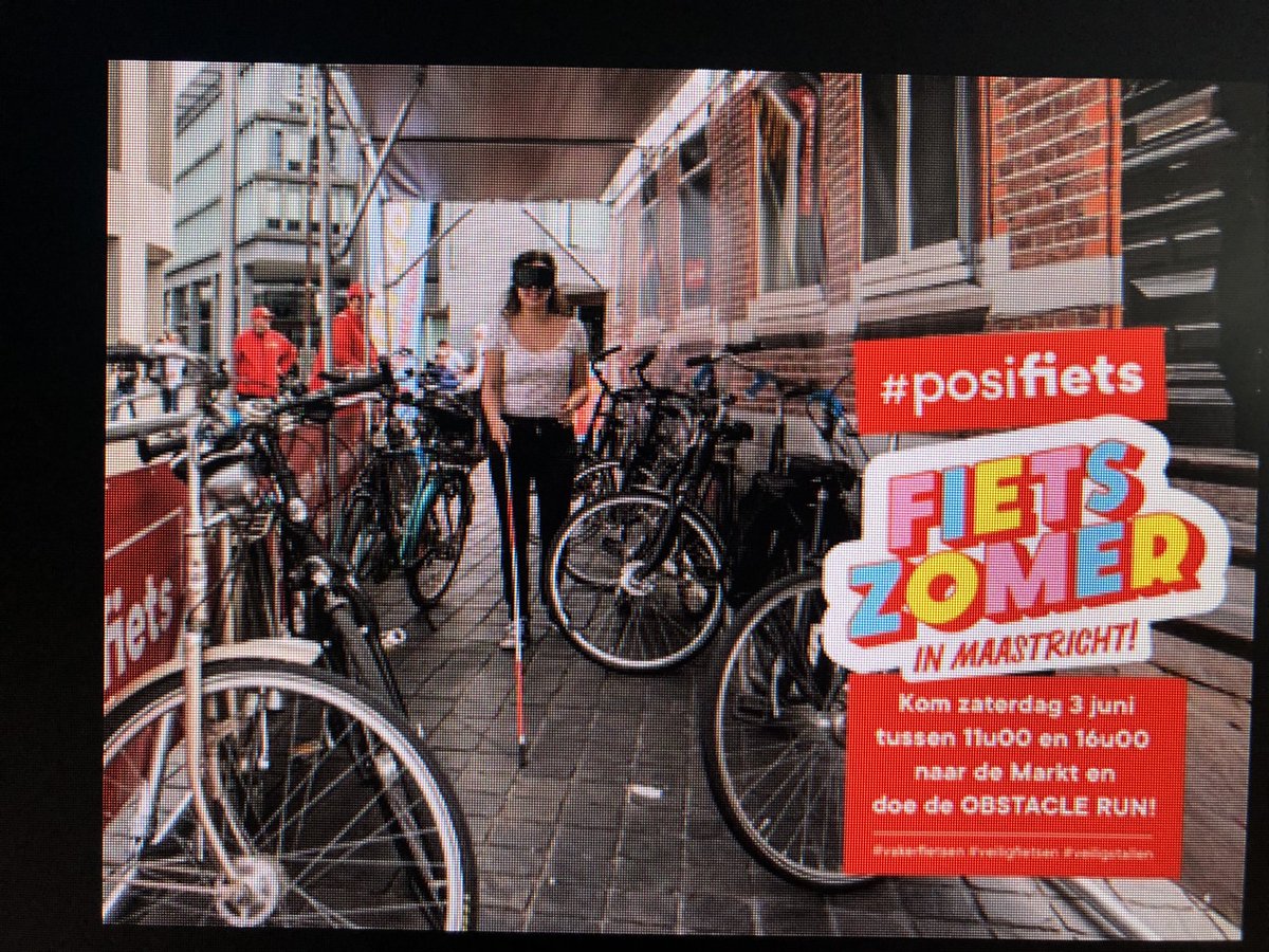 Maastricht is #posifiets. Da’s fietsen op zo’n manier dat je er zelf blij van wordt en niemand anders tot last. Zaterdag 3 juni aftrap fietszomer op de markt.
#vakerfietsen #veiligfietsen #veiligstallen
<a href="/uitMaastricht/">Gemeente Maastricht</a>