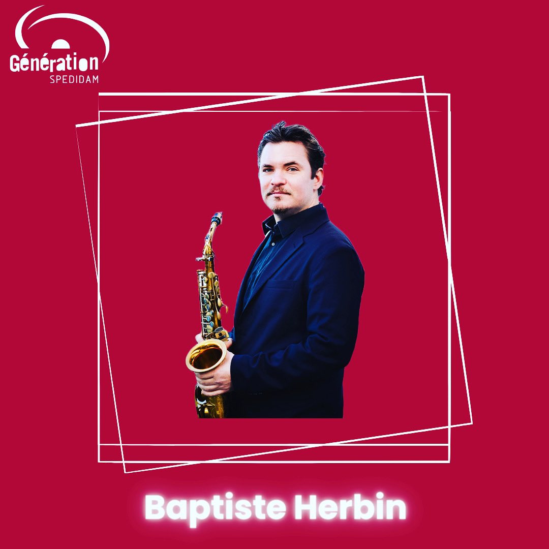 Spedidam's tweet image. [Génération #SPEDIDAM] ⭐️⭐️
 
Lumière sur @BaptisteHerbin 🎷🎷
 
Artiste incontournable de la scène #jazz française et internationale, Baptiste Herbin puise son inspiration dans la musique malgache ou encore brésilienne ➡️ un jeu intense 🔥

🗓️3 juin – Festival Jazz 360 – Cénac