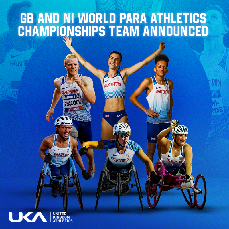 BritAthletics's tweet photo. 🚨 TEAM ANNOUNCEMENT 🚨

The GB and NI squad for the 2023 World Para Athletics Championships in Paris is official and it's filled with talent  🔥 ⤵️

#WhereItStarts @wpaparis23