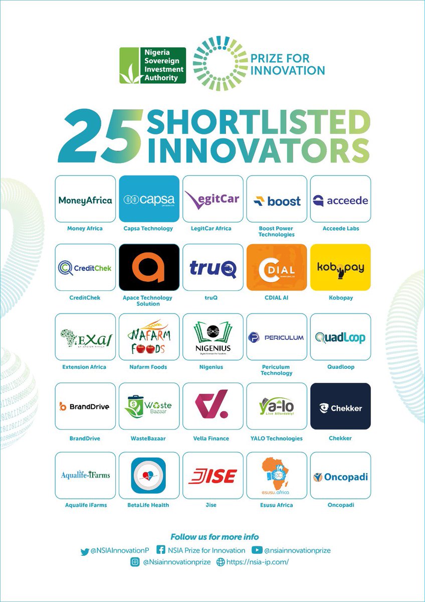 Humbled to announce that Nigenius  has been selected among the 25 startups for NSIA Nigeria Sovereign Investment Authority  Prize for Innovation.

You can’t even imagine how big the Nigerian startup ecosystem is , and we’re grateful to be among this group.

#edtech