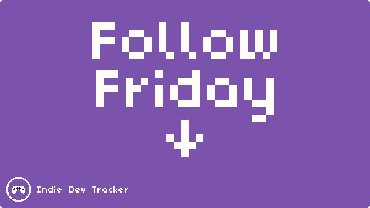indiedevtracker's tweet photo. 😅 #TGIF! Give us something to #retweet 👇 for #FollowFriday!

Don't forget to #follow for #indiedev retweets, and join https://t.co/BcMMtI3hjf 😉.

#gamedev #indiegame #indielove #celebrateindies #game #gaming #gamer https://t.co/w6Z67TvHLQ