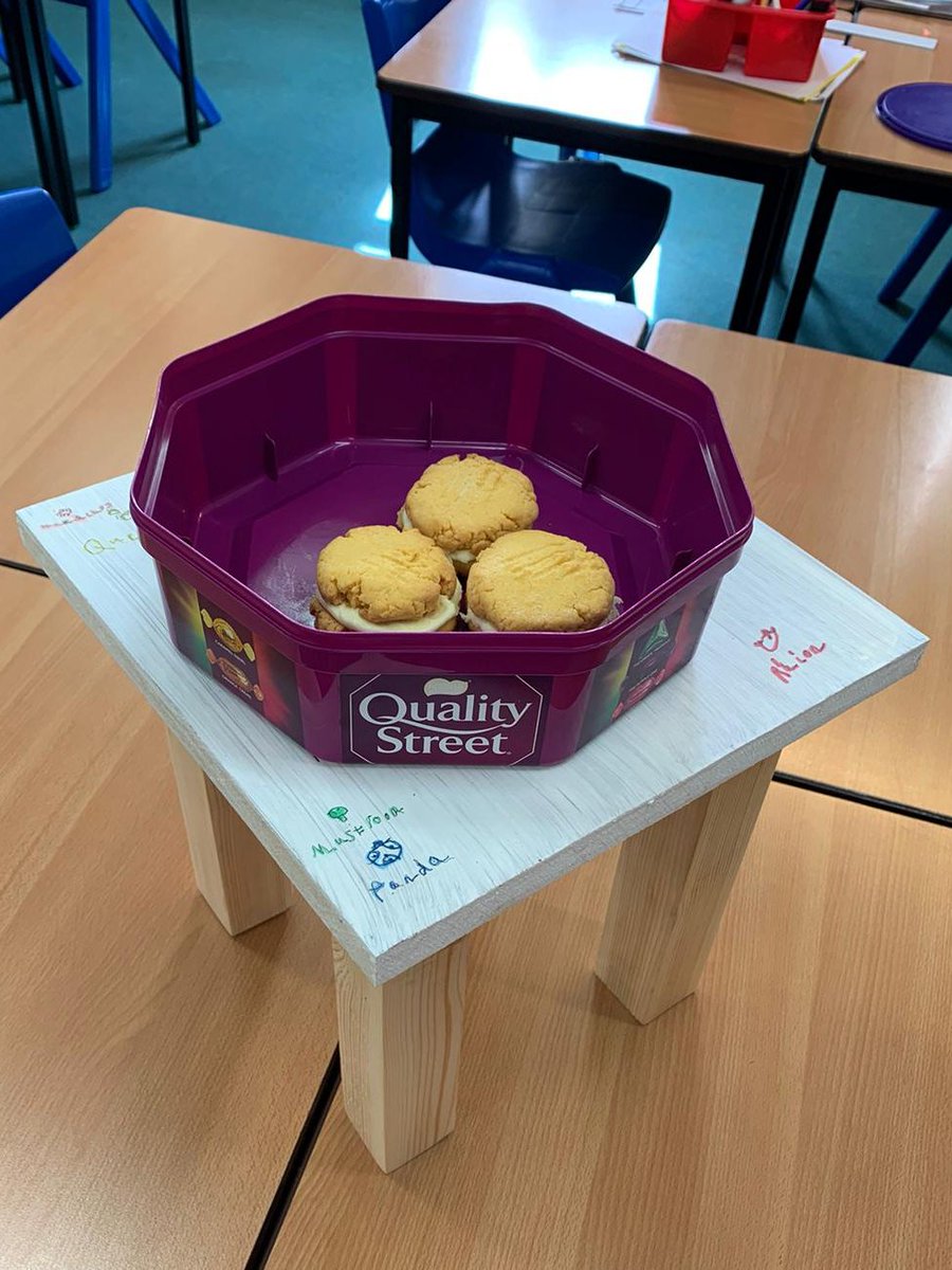 Fraserburgh_ASL's tweet photo. Our BGE learners showing off their tables and biscuits! Table made in woodwork over 8 weeks in collaboration with our Technical department. @FraserburghAcad
#skillsforlife #briliantbroch #woodwork #homebaking https://t.co/vjt50gSfKl