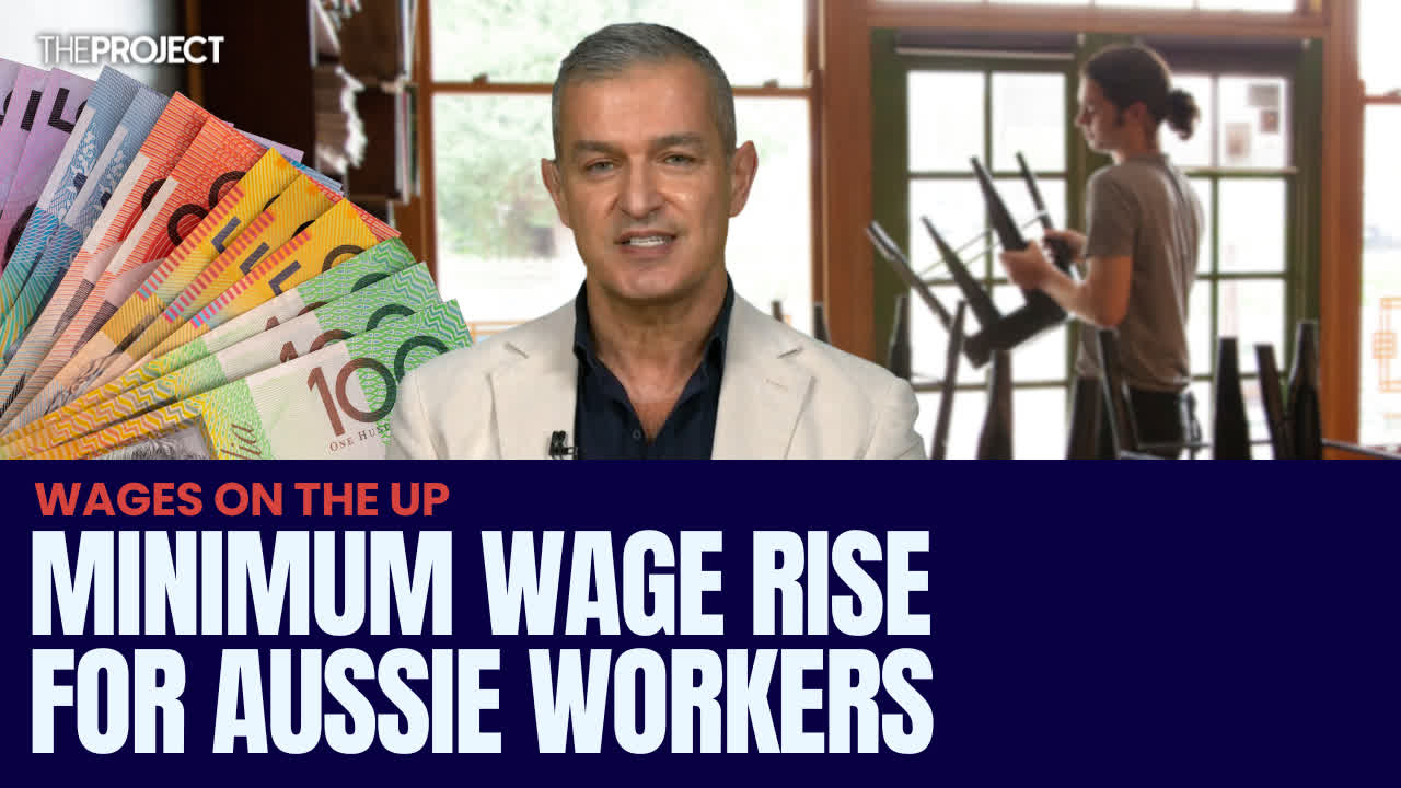 The Project on Twitter: "Australia's minimum wage will rise 8.6% from ...