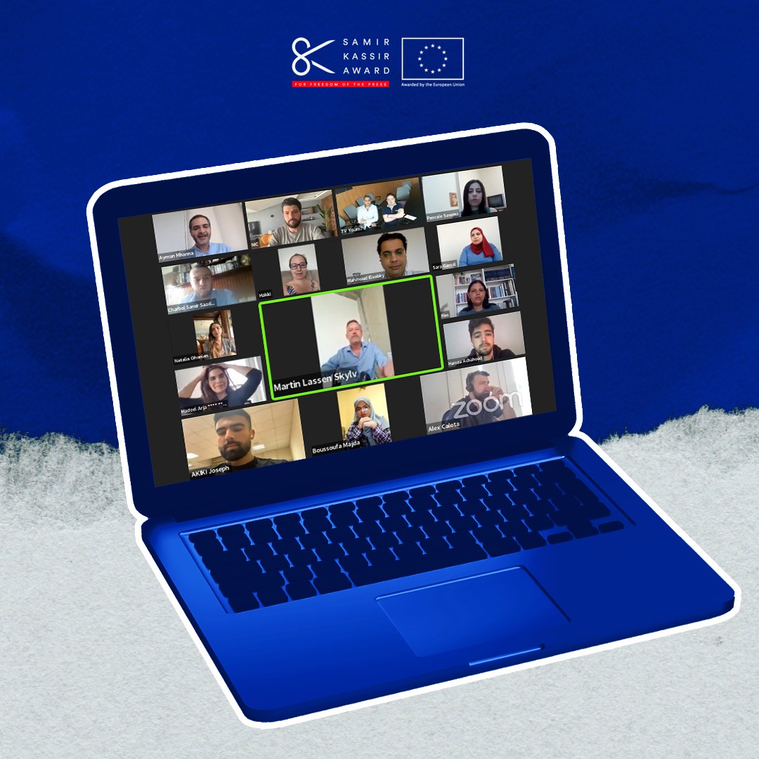 EUinLebanon's tweet photo. 📢The #SKAStudentPrize connects young men and women from the Middle East, North Africa and the Gulf to some of the brightest journalists of this generation. It has become a platform for a free and open discussion on human rights and governance issues. @MartinSkylv https://t.co/9ufz4CUYck