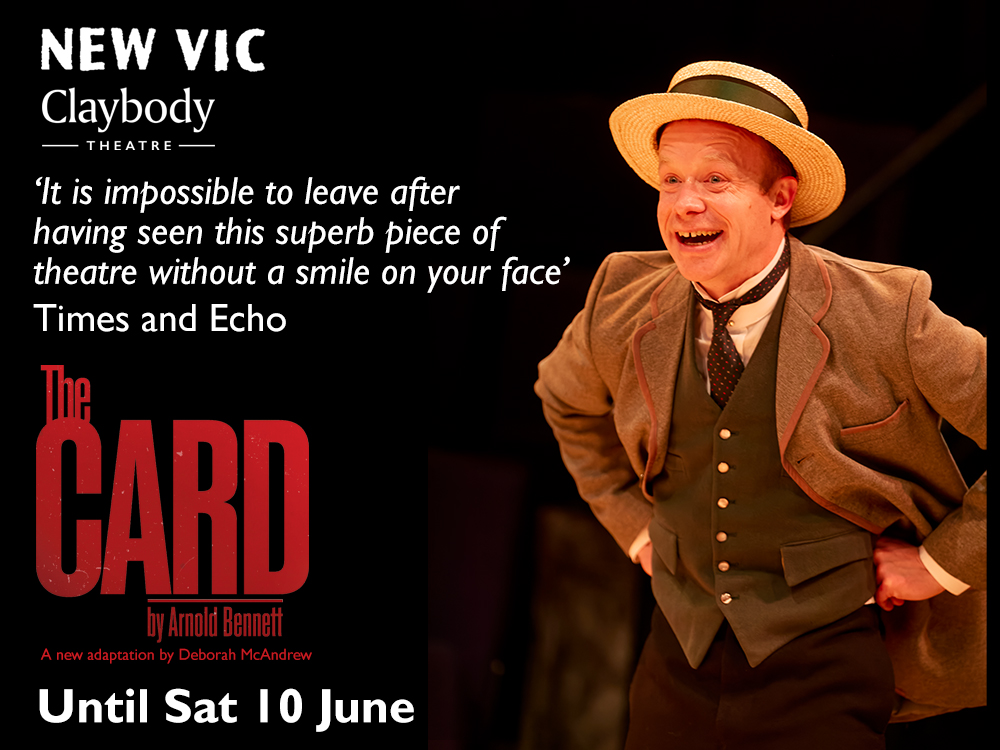 The perfect pick-me-up, #TheCard has been delighting audiences with us for the last few weeks. There's only a few performances left now - grab your tickets now! newvictheatre.org.uk/productions/th…