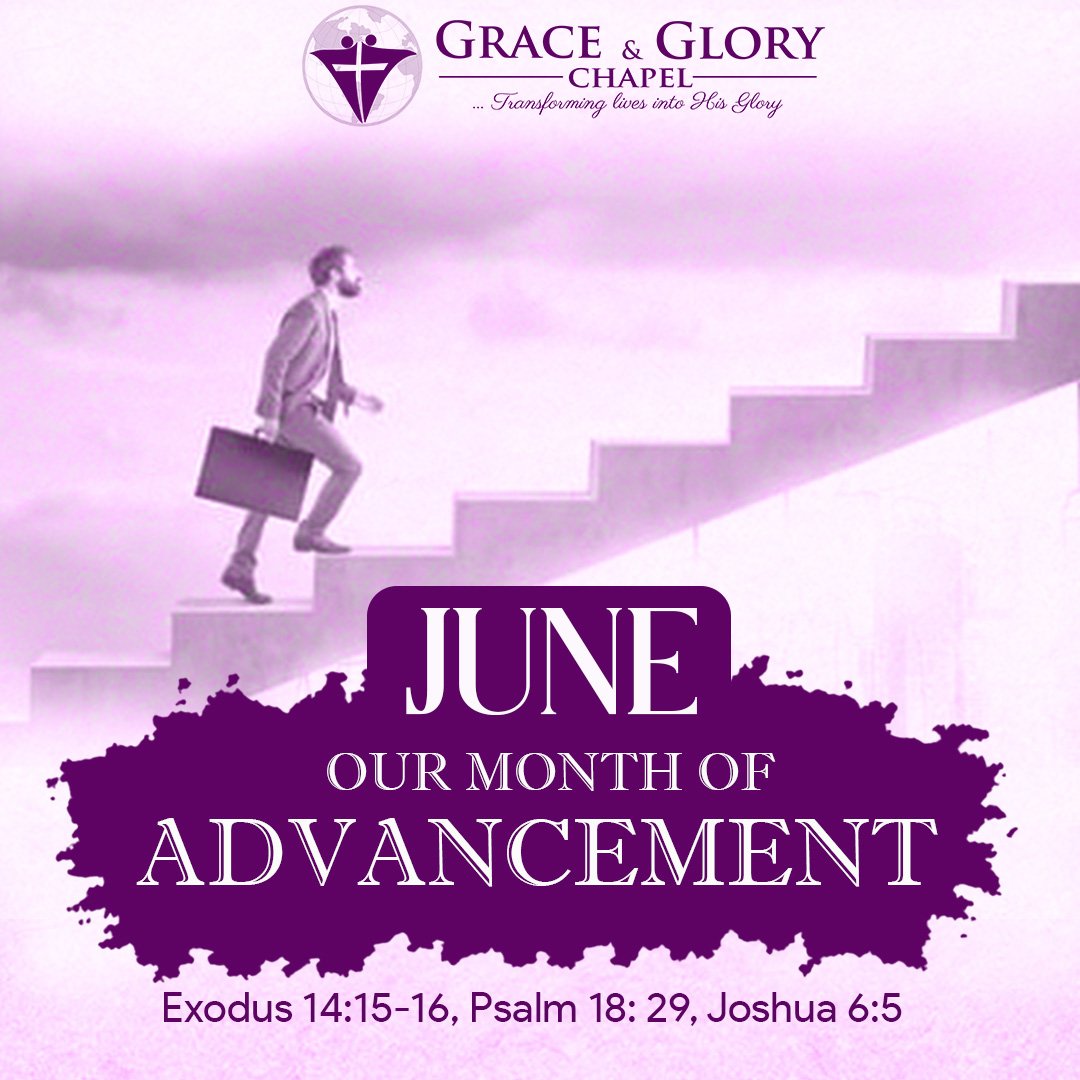graceandgloryng's tweet photo. We joyfully welcome you to the month of June, which the Almighty God has declared unto us, as our month of βADVANCEMENTβ
#graceandglorychapel #newmonth #advancement #divinelifting https://t.co/FVRS2ZgIpv