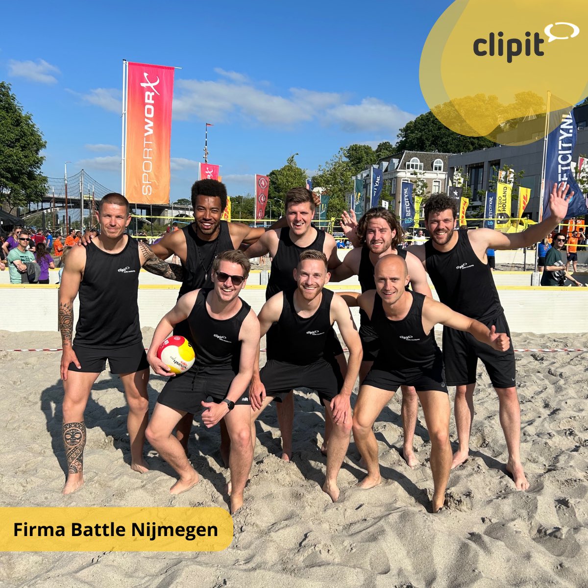 Wat zijn we trots op ons team en wat hebben ze hard gestreden! 👏🏻

Ondanks het vele aanmoedigen van onze supporters geen 1e prijs, maar hebben we bovenal veel gelachen en de teambuilding versterkt.

Op naar volgend jaar!

#firmabattle #nijmegen #sportief #teambuilding