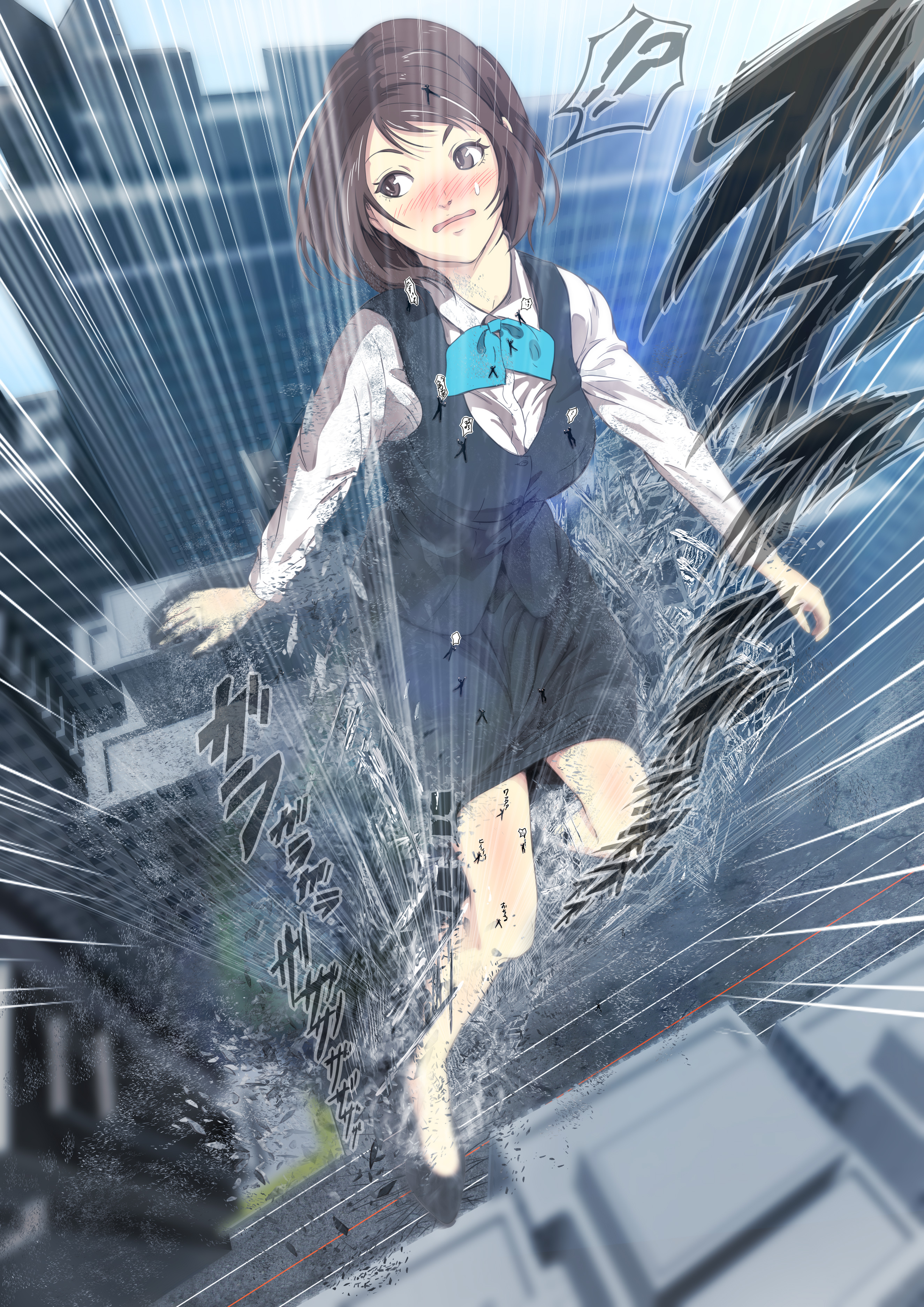 巨大娘 #巨大娘 #Giantess ぴーさんの巨大OLに触発されて描いてみた お仕事系 巨大娘いいね♡教の信徒達よっ！！ ✨♰神が命ずる♰✨ (ﾄﾞﾁｬｼｺを)産めよ増やせよ!!! Twitterに満ちよ!!!!  エィイイイイイメエエエエエエエエエン ...