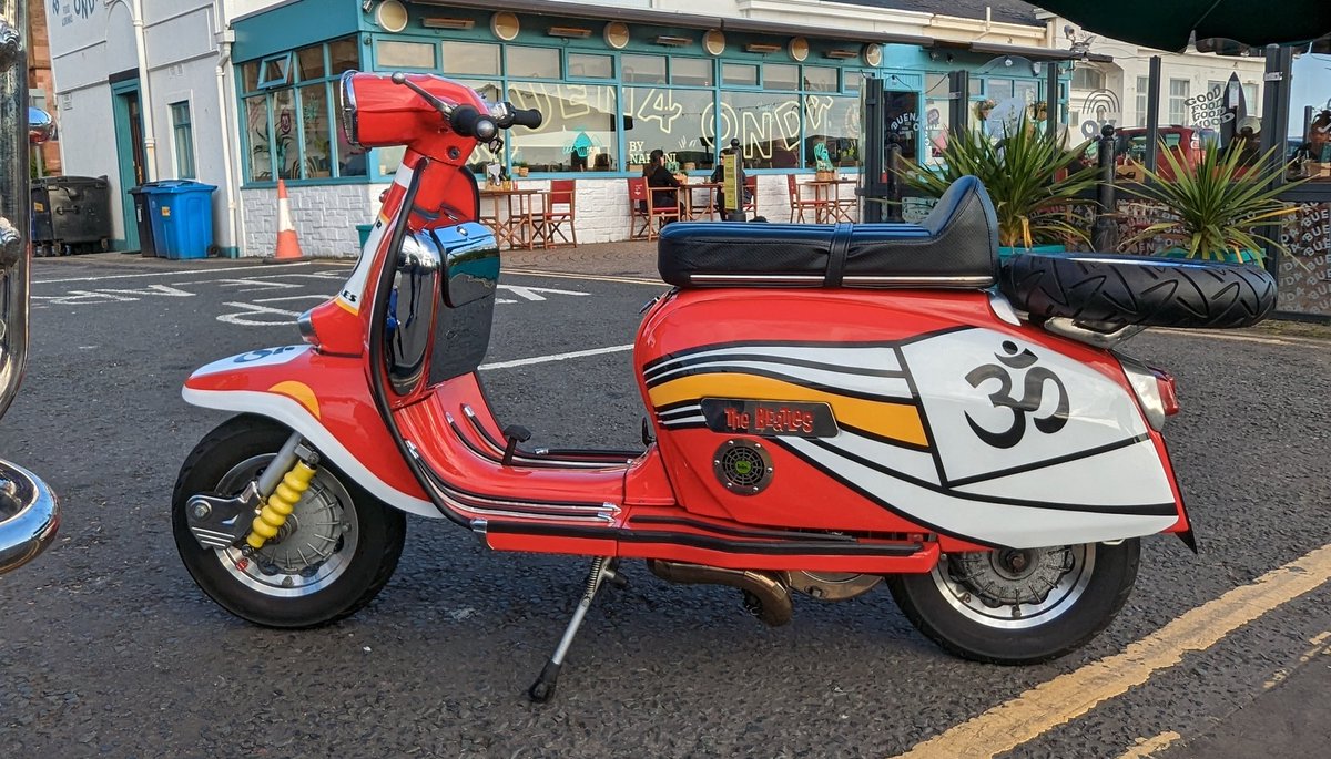 Run out on my #Lambretta last night ✊🏾