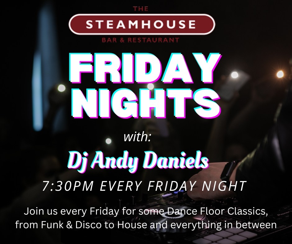 AndyDaniels's tweet photo. Tonight, I'll be back on mix duties down @TheSteamhouse  in Urmston playing the best in classic house, disco, funk, soul, hip hop, edits and lots more. Join us from 7.30pm and throw some shapes. @IndieUrmston @UrmstonSocial @Yoururmston https://t.co/btAIIiEFf5