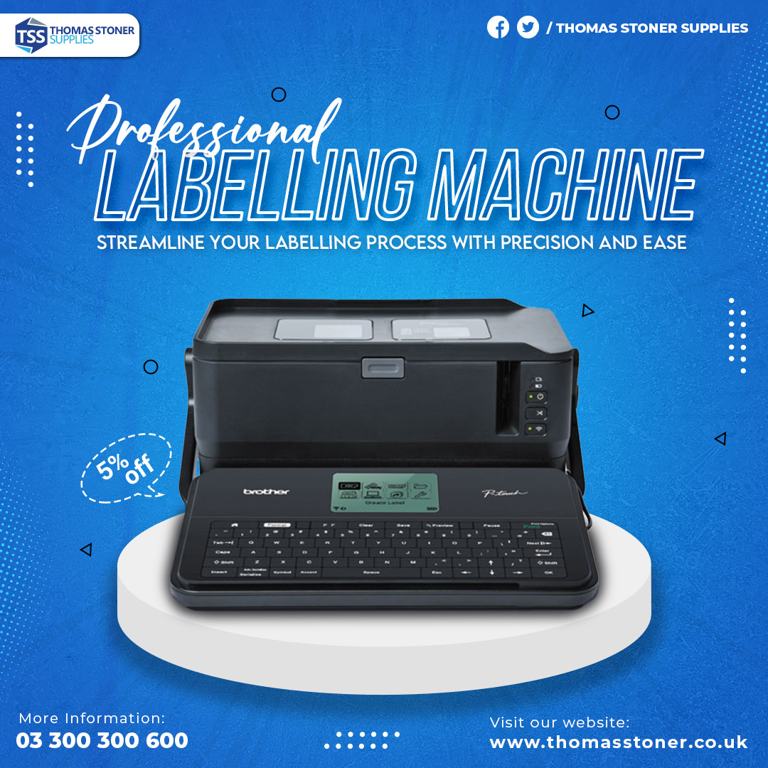 TssSocial's tweet image. Boost productivity and enhance organization in your business with our high-performance labelling machine! 
🔗 Check it out here: 👇👇
thomasstoner.store/brother-ptd800…
#LabellingMachine #EfficiencyAtItsBest #ProductivityBoost #OrganizationMadeEasy #BusinessSolutions #LabelWithPrecision
