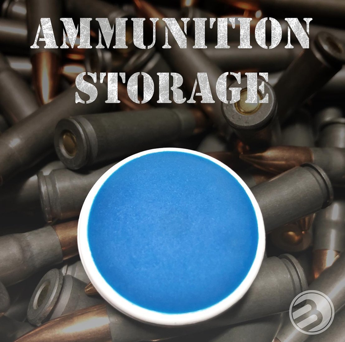 🔵 Monitoring conditions for ammunition storage is very important. Un-coated steel cased rounds are especially susceptible to rust Using a tempo disc in your ammo cans or storing environment can help ensure that your rounds are dry & ready when you need them #ammostorage #gunsafe