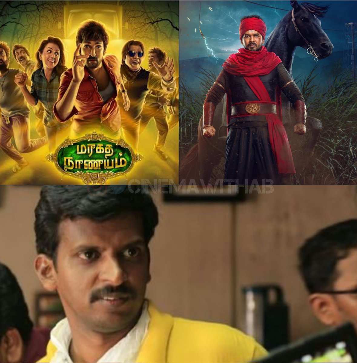 ARK Saravan Appreciation tweet👏
- Introduced 2 different genres of films to Tamil Cinema
- Hard to give entertaining comedy movies...yet he delivered with these genres
- Both movies Satisfy Kids and Family Audiences 
#MaragathaNaanayam | #Veeran