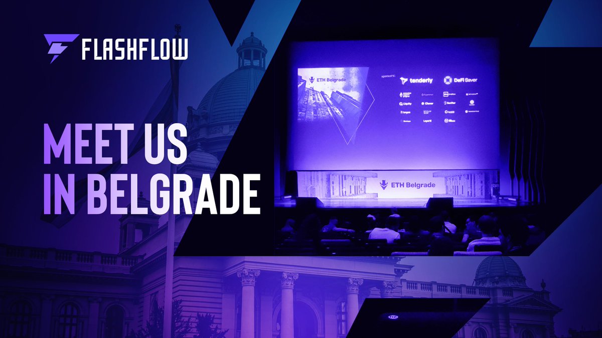 Get ready, Belgrade! 🇷🇸The #FlashFlow team has arrived for <a href="/ethbelgrade/">ETH Belgrade</a>! If you're eager to meet us face-to-face, don't hesitate to slide into our DMs. Let's connect and build together! #ETHBelgrade