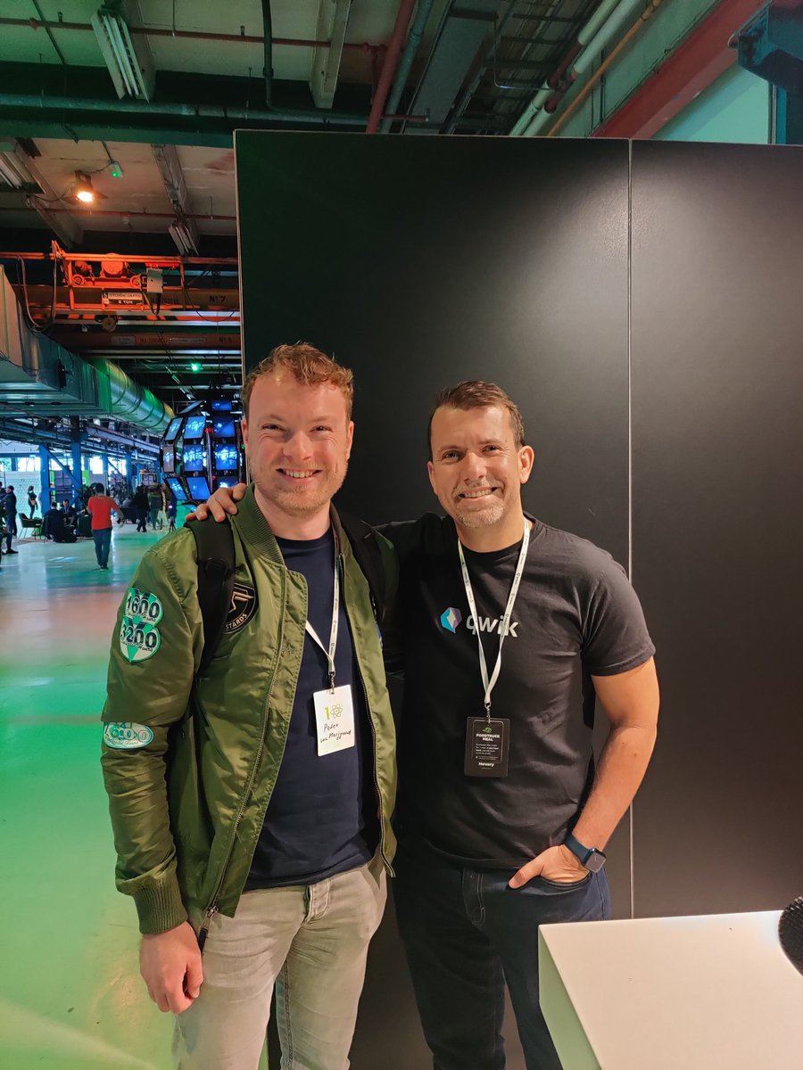 Played around with <a href="/QwikDev/">Qwik</a> yesterday after the #JSNation talk from <a href="/mhevery/">Miško Hevery (AngularJS/Angular/Qwik)</a>.

Today, I was able to ask him a few questions about the framework. Looks really promising! #ReactSummit