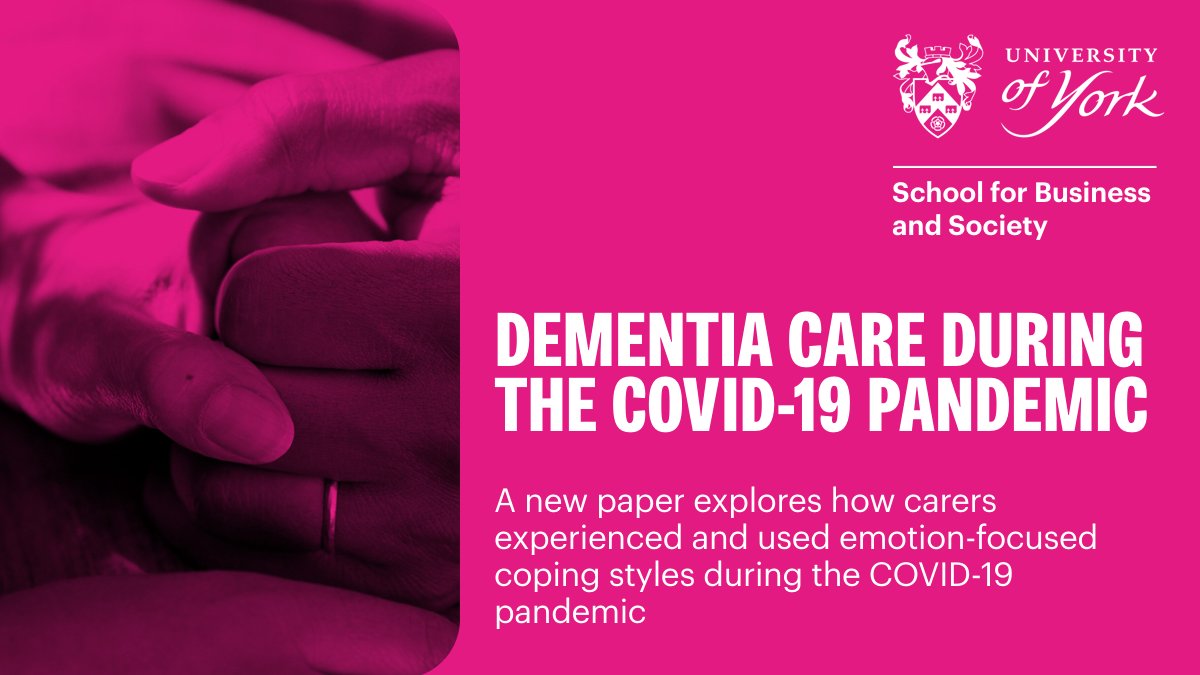 👨‍⚕️👩‍⚕️How did carers use emotion-focused coping styles during the #COVID19 pandemic? A new paper co-authored by Kate Gridley and Yvonne Birks finds that while some enjoyed the extra time together, others experienced conflict and reductions in quality of life journals.sagepub.com/doi/pdf/10.117…