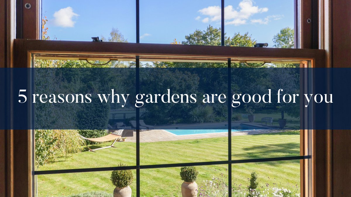 #JDWJournal
Whether you love to exercise outdoors, are a keen gardener, or just enjoy a few quiet moments in some outdoor space, we look at how gardens can improve our physical and emotional wellbeing.

johndwood.co.uk/journal/why-ga…