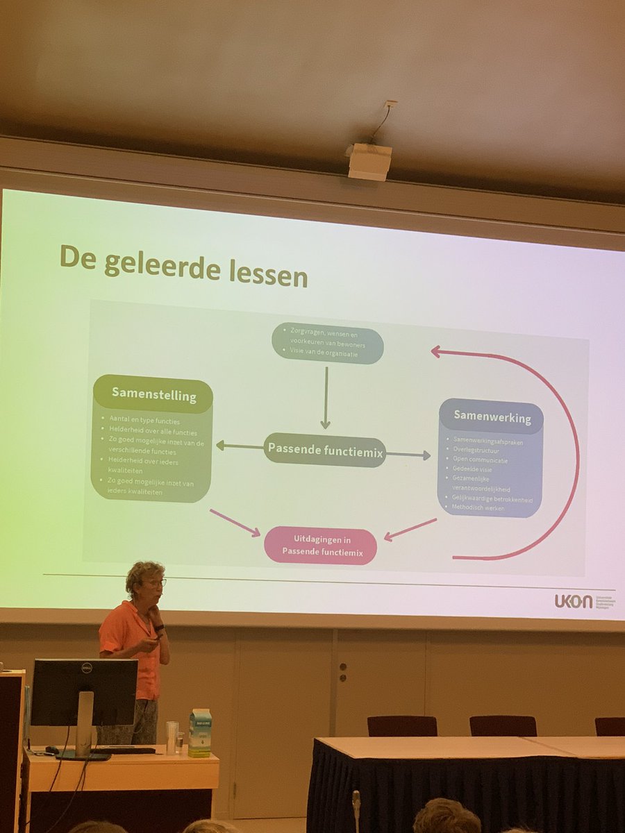 Passende functiemix in samenstelling en samenwerking. Mooie presentatie Anke Persoon @ukonnetwerk op <a href="/LUMC_Leiden/">LUMC Leiden</a> academische verpleegkunde symposium.