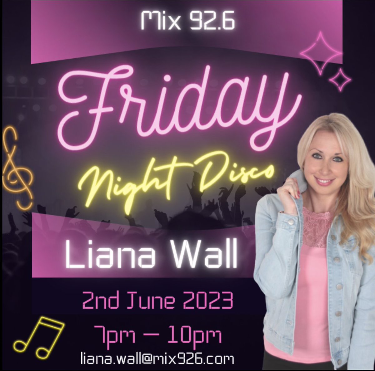 Liana_Wall's tweet image. Join me on tonight on mix 92.6 🎶 
Radio, online, app and smartphone 
Great Friday night music, shout-outs and more 
❤️ Liana x
#presenter #tvwork #tvhost #tvpresenter #model #radio #radioshow #radiolive #radiopersonality #radiopresenter #radiopresenters #presenters