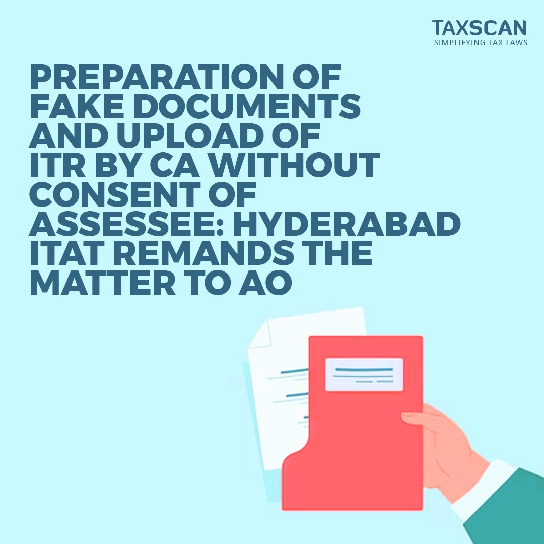 taxscan.in/preparation-of…

#fakedocuments #itr #ca #ao #taxscan #taxnews