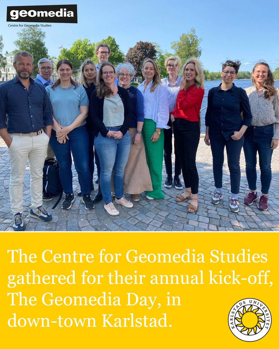 Yesterday, the Centre for Geomedia Studies gathered for their annual kick-off, The Geomedia Day, in down-town Karlstad. The programme included two workshops centered around 'Keywords of Geomedia Studies', which aimed at continued team-building as well as productive collaboration.