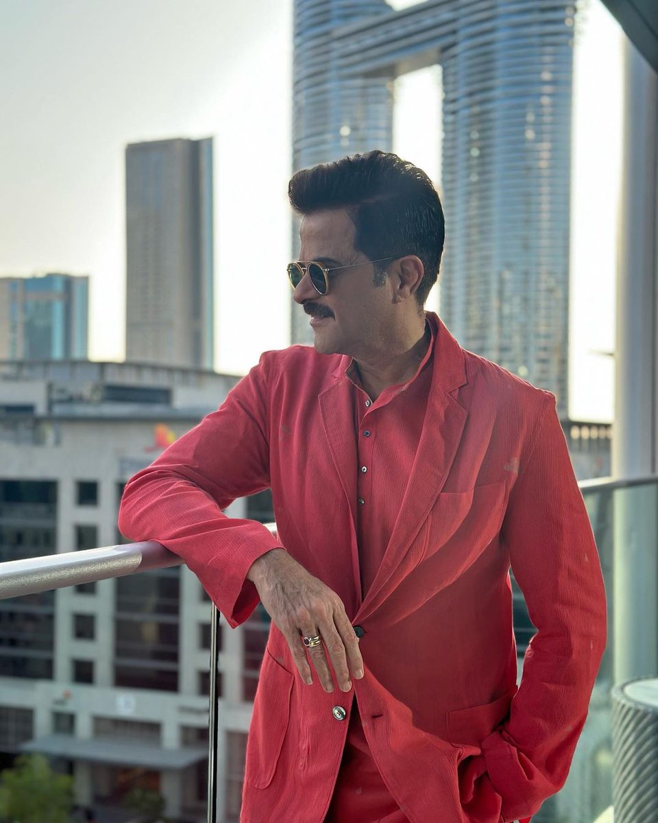 Adding a splash of colour to the Dubai skyline 😍 
@AnilKapoor was seen taking in the sights of Downtown Dubai, a little earlier this month.
It's always a pleasure to have the original Mr. India visit us!
#VisitDubai