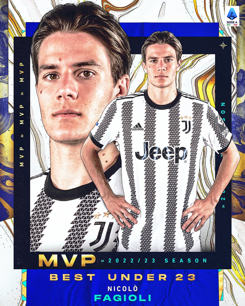 SerieA_EN's tweet photo. The youngster that shined the brightest this season 🌟

Nicolo Fagioli is the Best U23 in Serie A this season 👏

@EASPORTSFIFA @EA_FIFA_Italia https://t.co/IYKJFRS3B9