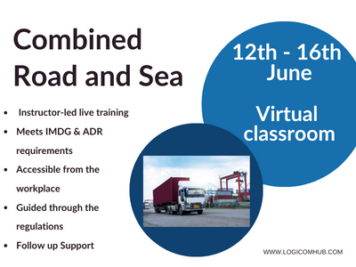 Join our expert trainers in the virtual classroom and carry out your Combined Road and Sea Dangerous Goods certification training.

logicomhubltd.arlo.co/w/courses/cat-…

#DangerousGoods #Warehousing #Logistics #Seafreight #Roadfreight