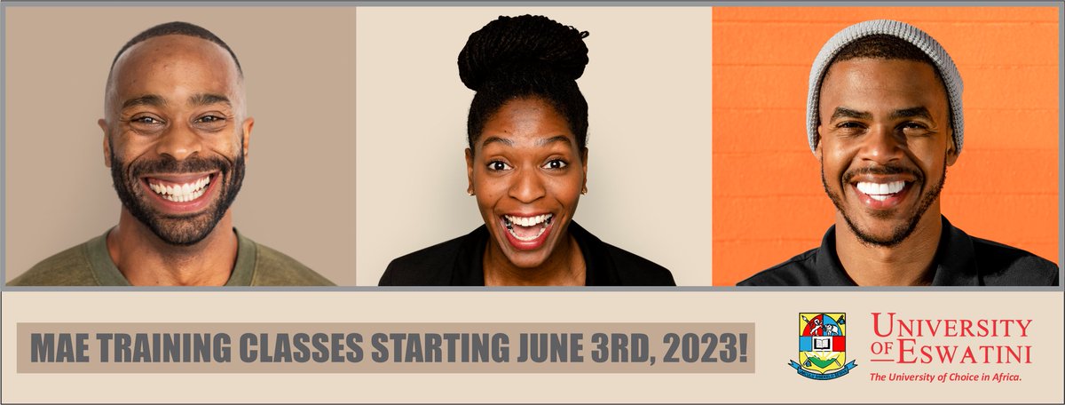 MAE Training Classes starting June 3rd, 2023! 🎓📚 Open to those who applied for Mature Age Entry in March 2023. Join us for weekend classes on Saturdays and Sundays. Each module costs E280.00. Don't forget to bring your FNB bank receipts on June 3rd. See you there! #MAEtraining