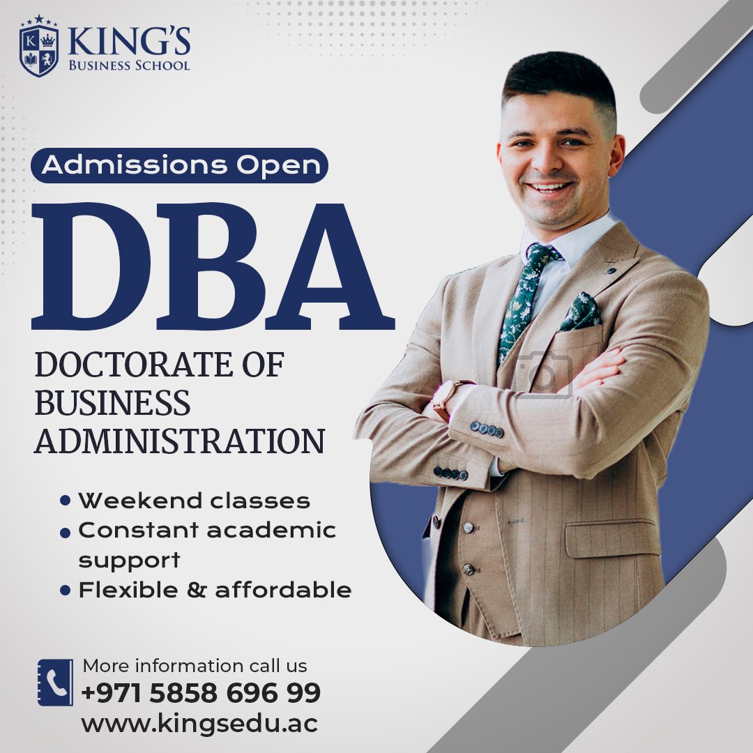 It's time to add another feather - a doctorate degree - to your cap.
Grab your seat now! kingsedu.ac/doctorate-of-b…
#dba #doctorateofbusinessadministration #doctoratedegree #admissionopen #enrollnow #kingsbusinessschool #kbs #kingseduuae