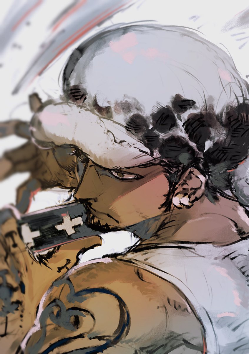 トラファルガー・ロー 「rkgk」|もちからし大将𖤣𖥧𖥣𖡡𖥧𖤣5/4のイラスト