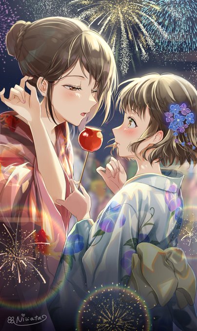 「打ち上げ花火 食べ物」のTwitter画像/イラスト(人気順)