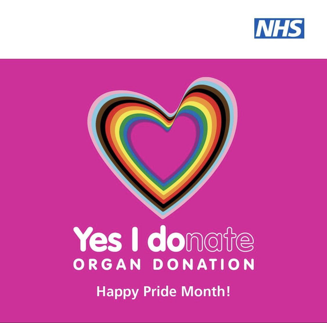 Happy <a href="/Pride/">Pride</a> month! <a href="/Yorkshire_OTDT/">Yorkshire Organ Donation Services Team</a> wish everyone a fantastic day tomorrow <a href="/YorkPride/">York Pride 🏳️‍🌈</a> and thanks to those in our team who are attending. Such a shame we couldn’t get a stand <a href="/LeedsPride/">Leeds Pride</a> in August but some of us will still be there 🌈 <a href="/NHSBT/">NHS Blood+Transplant</a> <a href="/NHSOrganDonor/">NHS Organ Donation💗🫀🫁</a>
