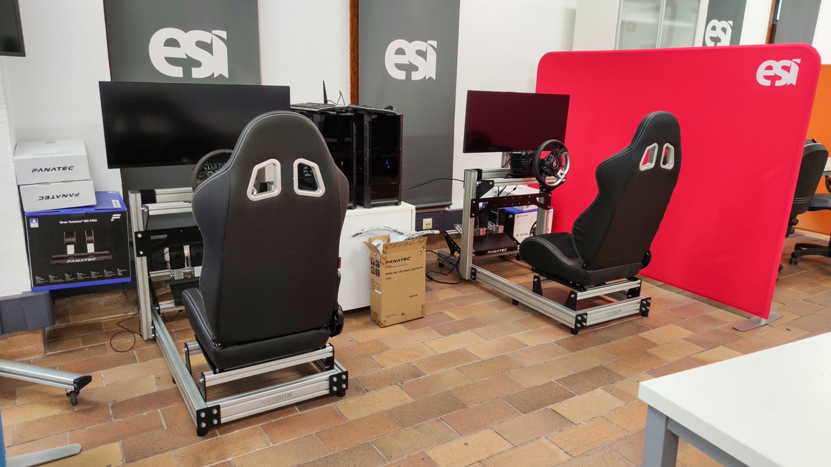esiuclm's tweet image. 🏎️ ¿Sesión de Libres del #GPEspaña a las 13.30h en @esiuclm? 🏁 Ya están instalados en nuestro #TechLab los #Simuladores de #Conducción, como proyecto ganador del presupuesto participativo &apos;23

Disponible para TFG, TFM y asignaturas de Grado y Máster en #Ingeniería #Informática