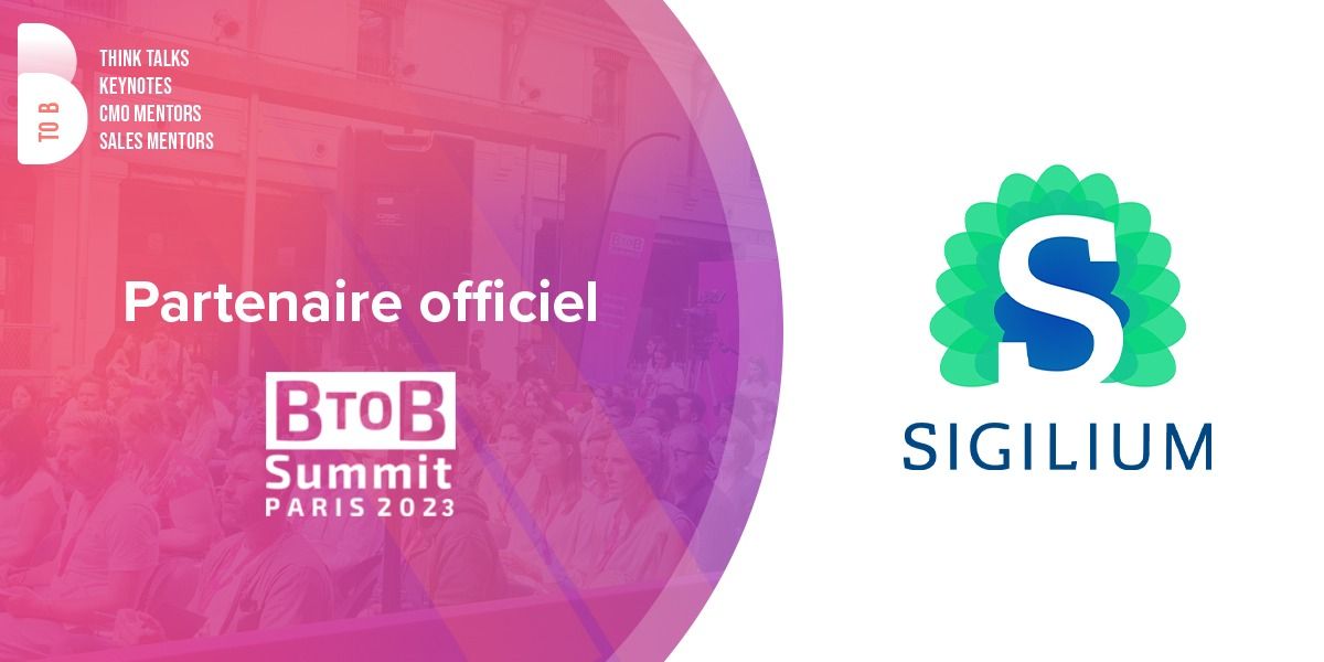 Sigilium partenaire officiel du #BtoBSummit2023 ! Découvrez avec Xavier Trannoy et Thomas Darde : "Marketing ciblé, marque employeur : 5 usages gagnants des signatures mail" et "Comment (re)faire de l'email un levier de business en 2023?"
RDV le 22 juin👇
btob-summit.btob-leaders.com/fr/registratio…