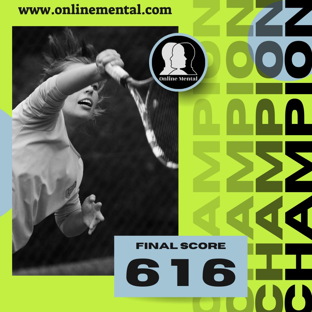 Wanna be a champion? SIGN UP NOW FOR FREE! Link in bio! . . . . . . #tennis #mentalhealth #coaching #mentalcoach #sport #soccer #football #champ #champion #onlinemental #athlete #performance #basketball