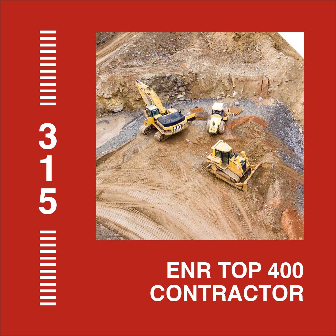 Honored to be on @ENRnews' Top 400 Contractors list again this year. Thanks to our team for helping us move up 17 spots to #315!
#cooperconstructionco #generalcontractor #jimcooperconstructioncompany #designbuildcontractor #fullservicegeneralcontractor #enrtop400contractor