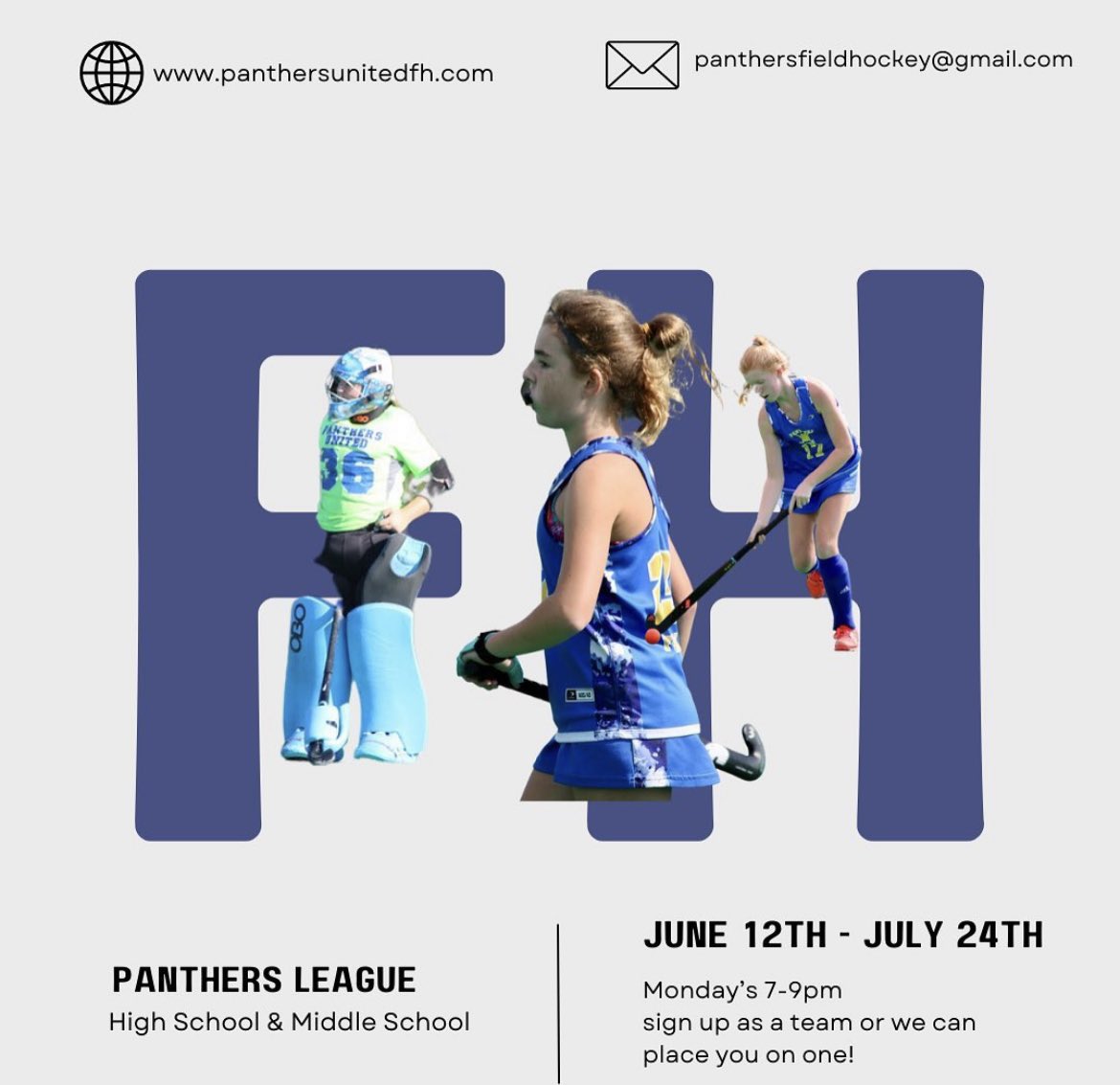 High School and Middle school summer league! Sign up with teammates or we can place you on a team!