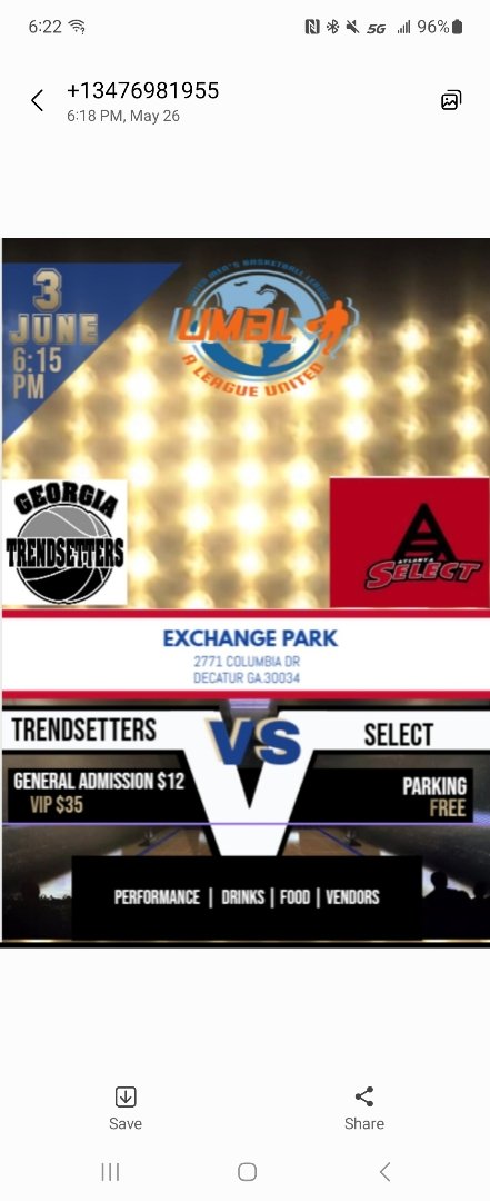 Trendsetters 17u will face Atlanta Select on Saturday at 6:15pm at the United Men's League Celebrity Tournament. Come out and support.