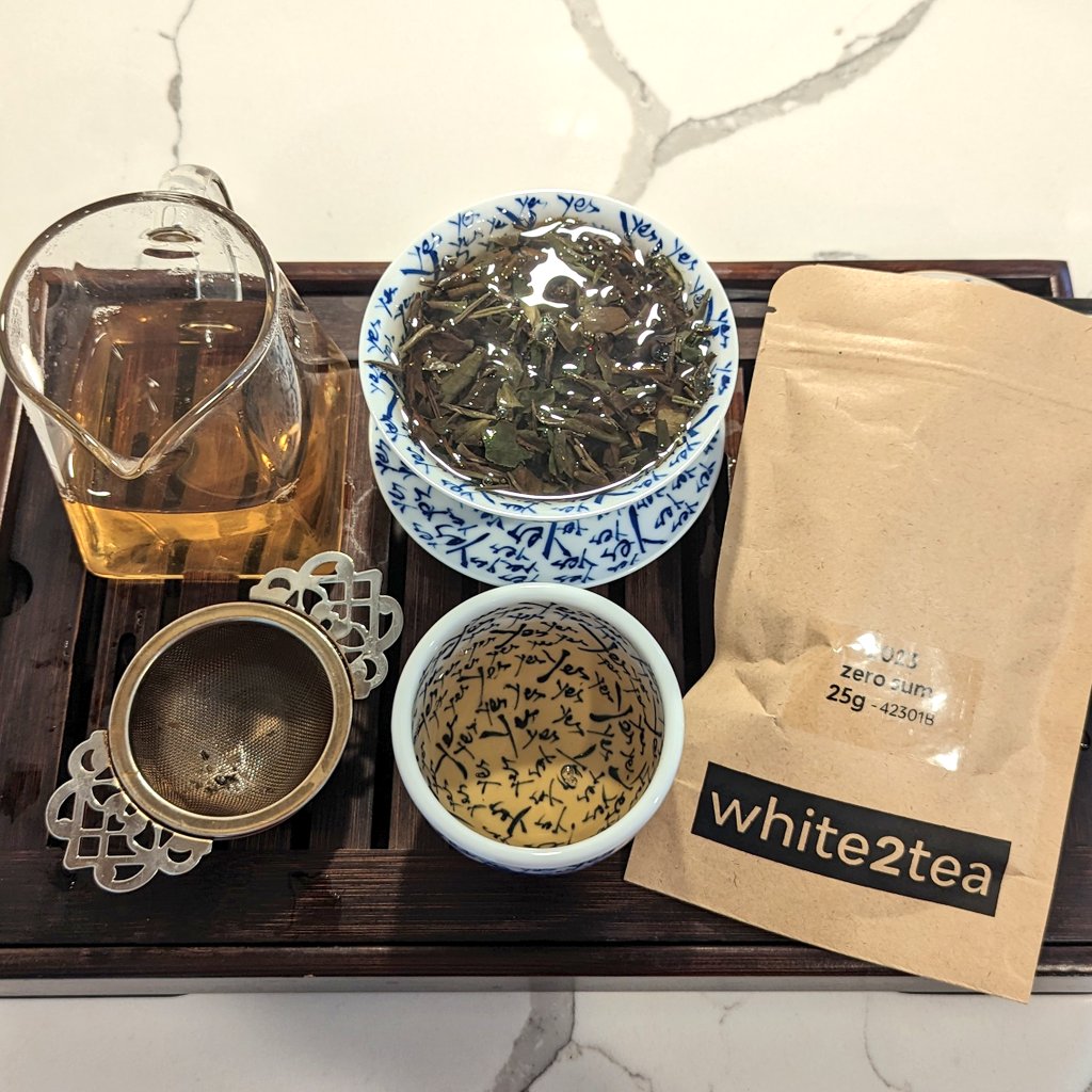 Wait...wait...Are you a toddler sheng...a medium bodied baimudan...a gongmei...no, a milk oolong...wait, who put 🍫-vanilla 🟥 tea in my 🟢cup...with raisin bran?!? 🤯

‼️👀🔭on the horizon... is that... a tong? 💰🍵🧘

25-30s @ 195' #zerosum knocking my 🧦 off <a href="/white2tea/">white2tea</a>