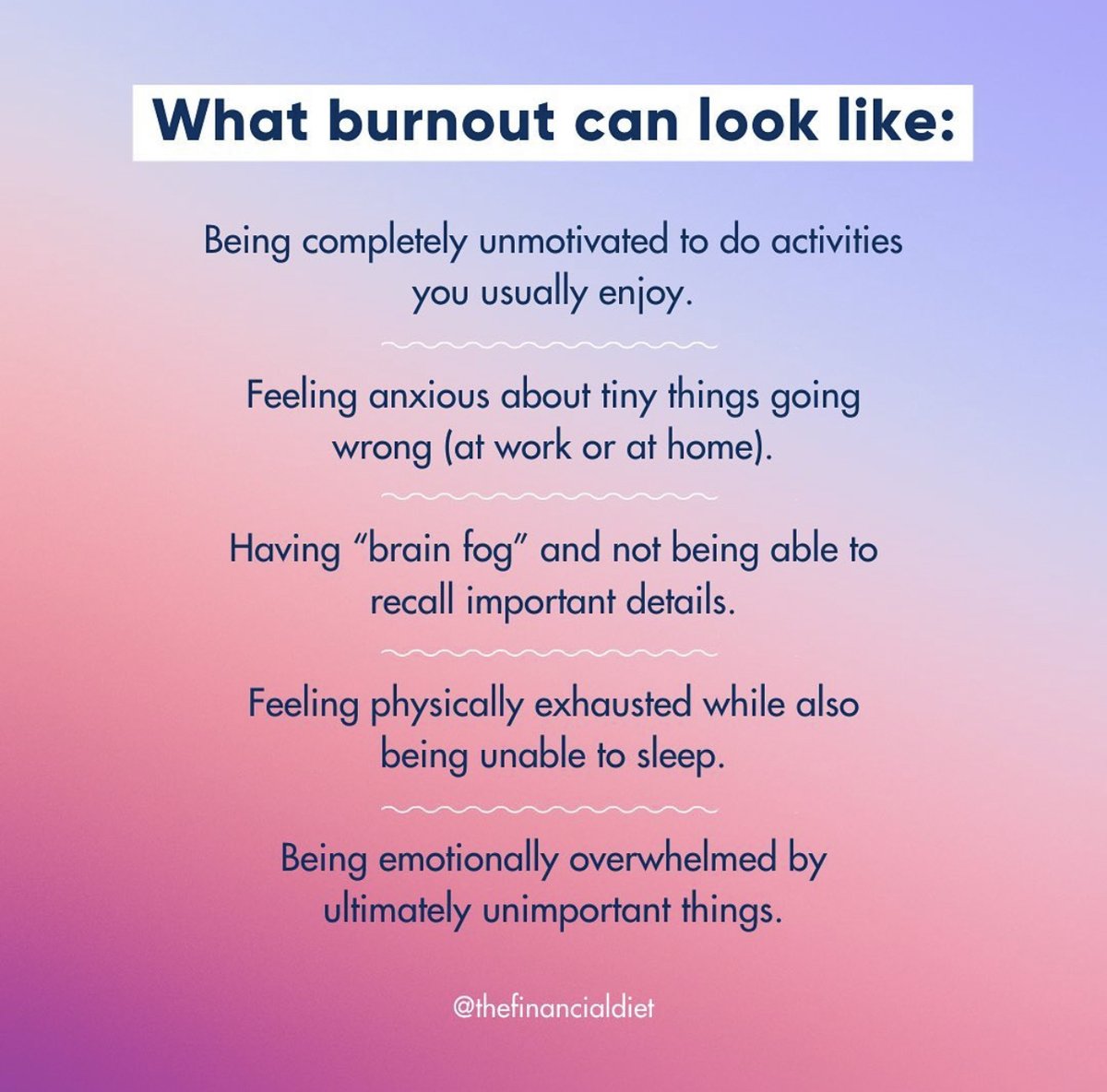 It's easy to get wrapped up in work and experience burnout, it is so important to allow yourself to relax and have experiences unrelated to work and responsibilities. Remember work is NOT everything, take care of yourself, stay motivated and stay positive. #CSWGTLHLeon