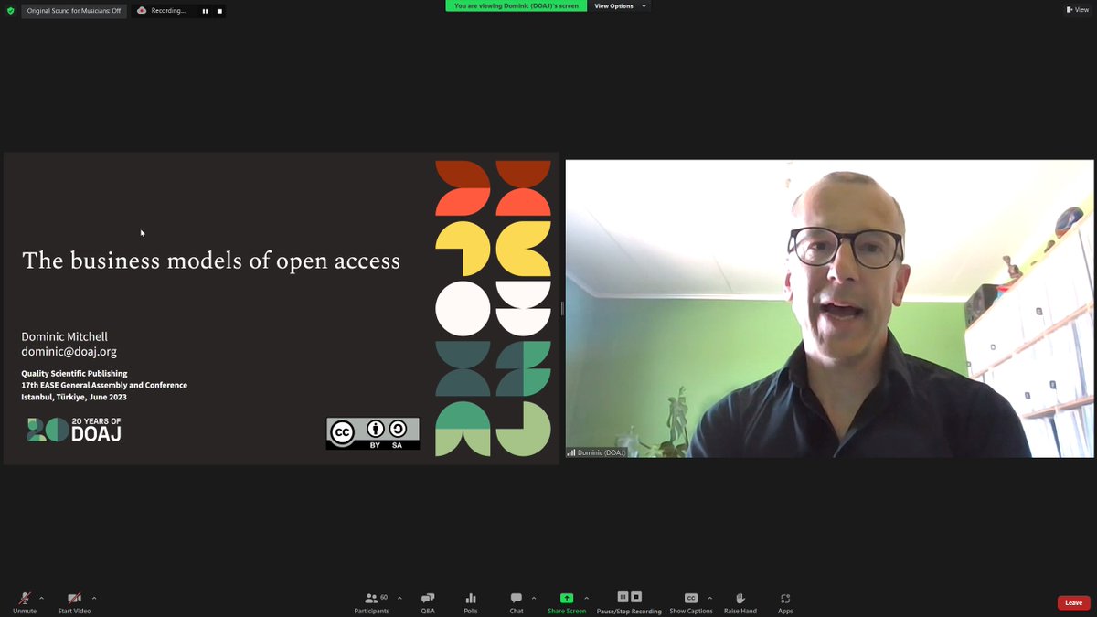 Three pillars of open access, introduced by <a href="/dominicm/">Dominic Marin</a> of <a href="/DOAJplus/">DOAJ</a> 

- Copyright
- Licensing
- Immediate free access