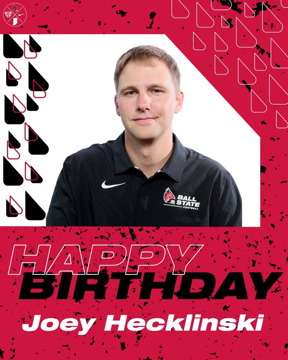A very Happy Birthday to RB Coach Joey Hecklinski! @jmhecklinski