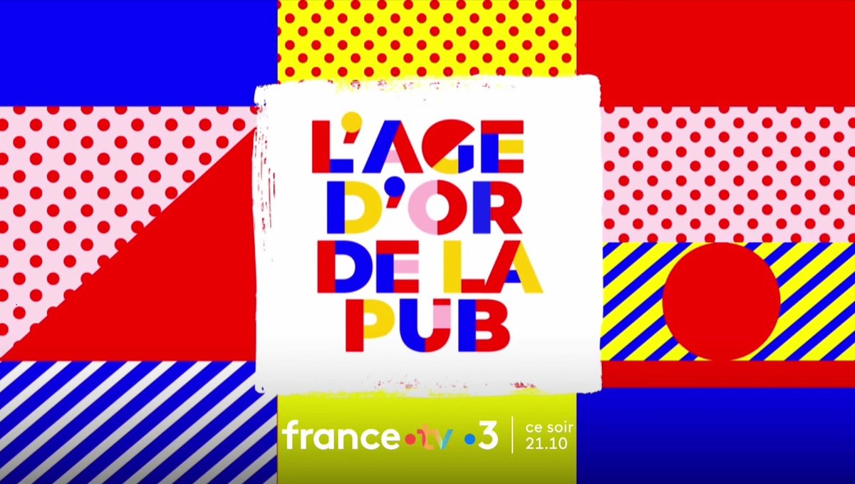Ce soir à 21h10 sur @France3tv, #LÂgeDOrDeLaPub, un documentaire inédit raconté par @T_Ardisson.